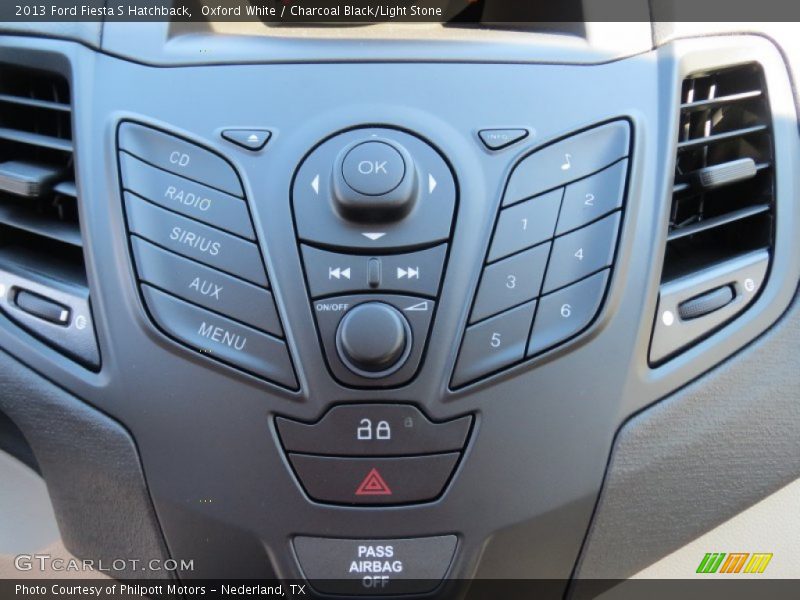 Controls of 2013 Fiesta S Hatchback