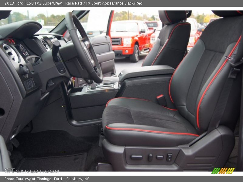 Front Seat of 2013 F150 FX2 SuperCrew