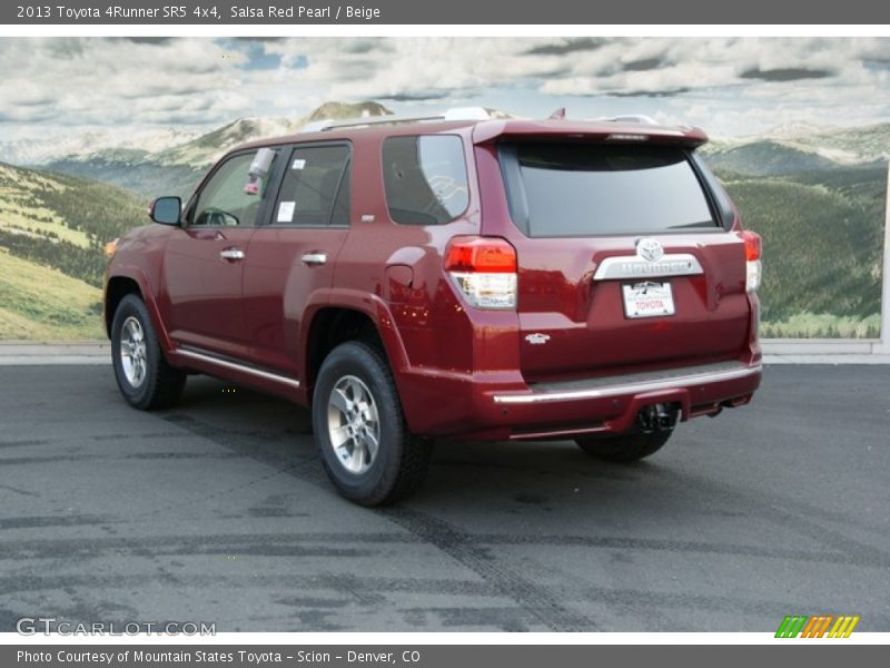 Salsa Red Pearl / Beige 2013 Toyota 4Runner SR5 4x4