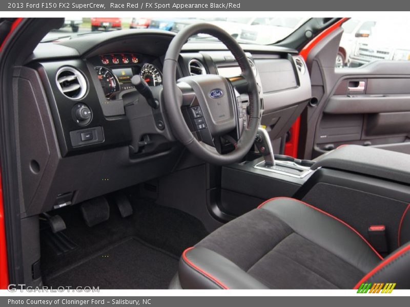 FX Sport Appearance Black/Red Interior - 2013 F150 FX2 SuperCrew 