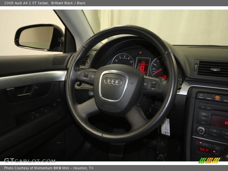 Brilliant Black / Black 2008 Audi A4 2.0T Sedan