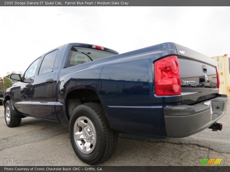 Patriot Blue Pearl / Medium Slate Gray 2005 Dodge Dakota ST Quad Cab