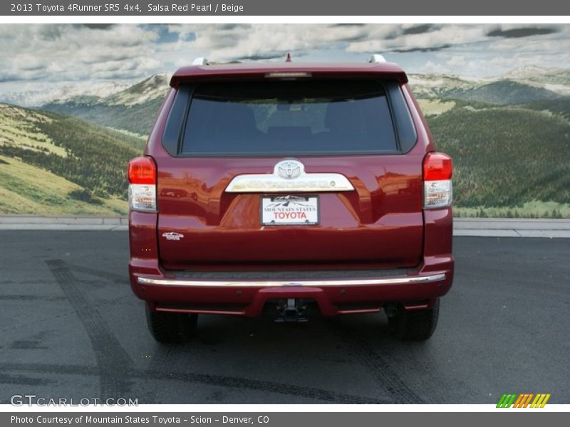 Salsa Red Pearl / Beige 2013 Toyota 4Runner SR5 4x4