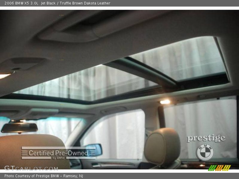 Jet Black / Truffle Brown Dakota Leather 2006 BMW X5 3.0i