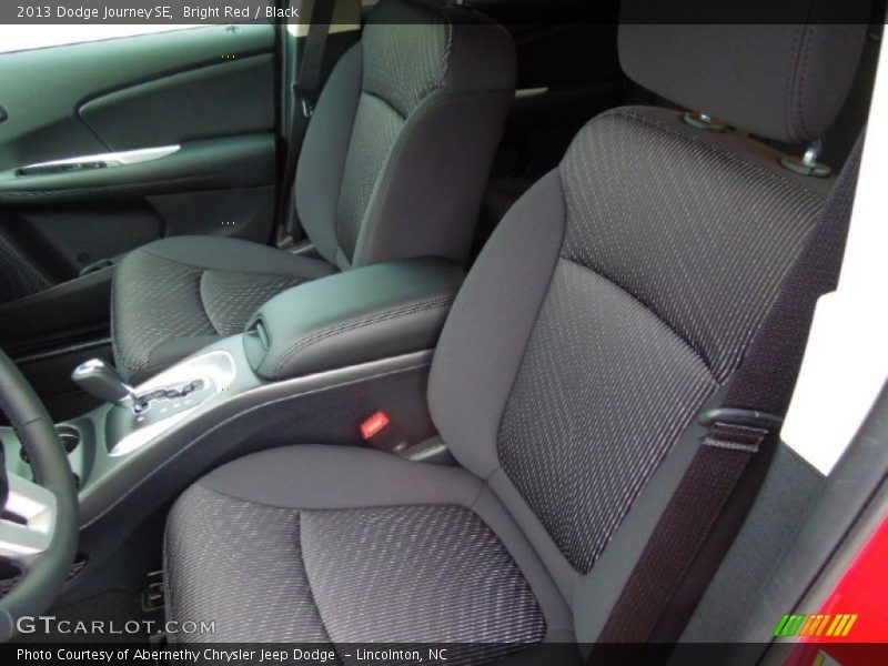 Bright Red / Black 2013 Dodge Journey SE