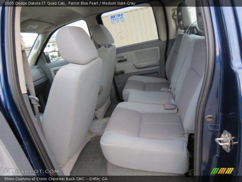 Patriot Blue Pearl / Medium Slate Gray 2005 Dodge Dakota ST Quad Cab