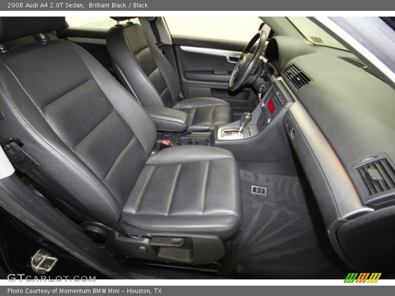 Brilliant Black / Black 2008 Audi A4 2.0T Sedan