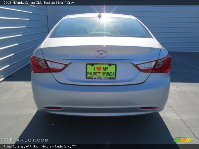 Radiant Silver / Gray 2013 Hyundai Sonata GLS
