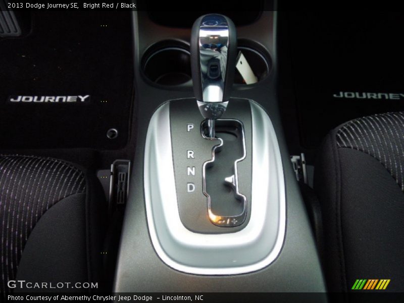 Bright Red / Black 2013 Dodge Journey SE