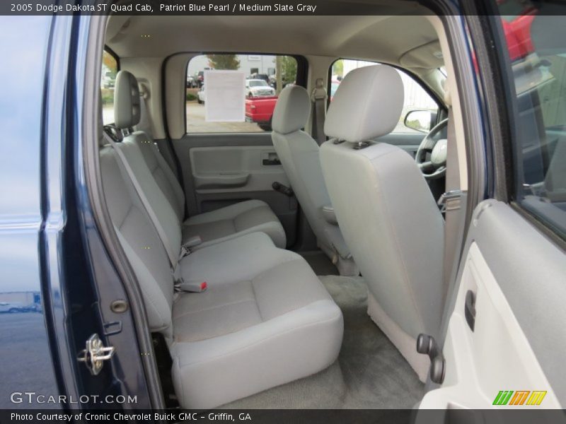 Patriot Blue Pearl / Medium Slate Gray 2005 Dodge Dakota ST Quad Cab