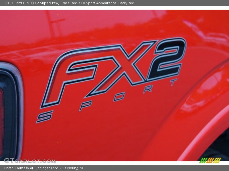 Race Red / FX Sport Appearance Black/Red 2013 Ford F150 FX2 SuperCrew