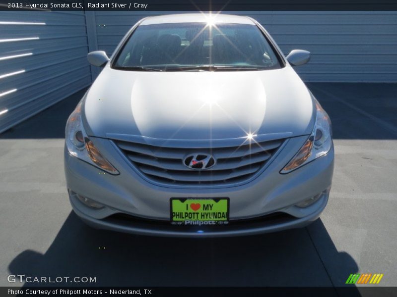Radiant Silver / Gray 2013 Hyundai Sonata GLS