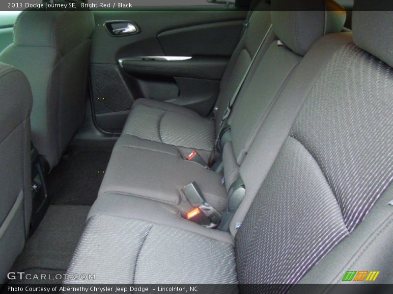Bright Red / Black 2013 Dodge Journey SE