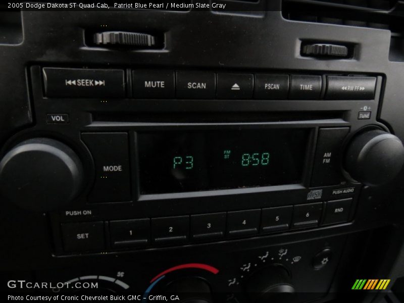Patriot Blue Pearl / Medium Slate Gray 2005 Dodge Dakota ST Quad Cab