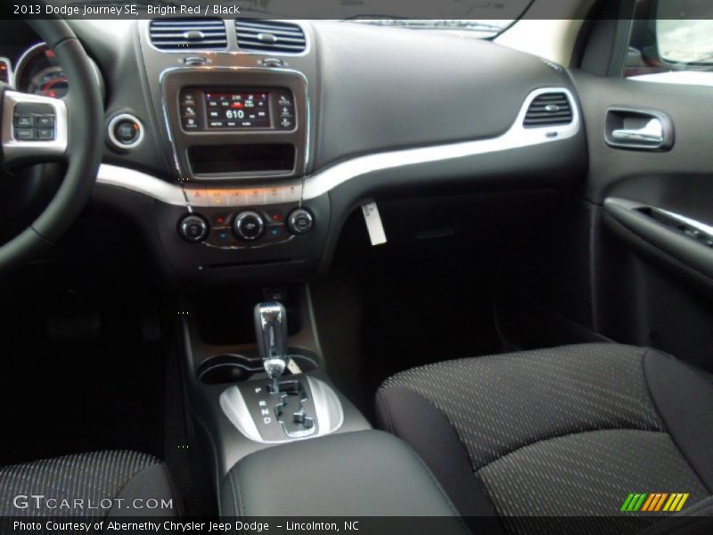 Bright Red / Black 2013 Dodge Journey SE