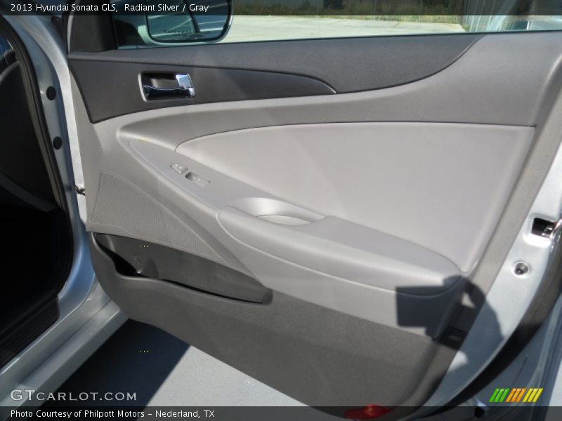 Radiant Silver / Gray 2013 Hyundai Sonata GLS