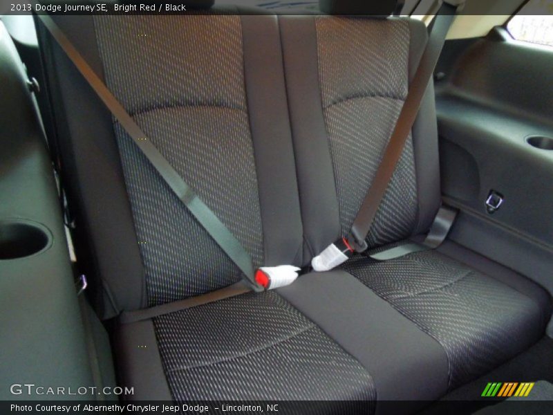 Bright Red / Black 2013 Dodge Journey SE