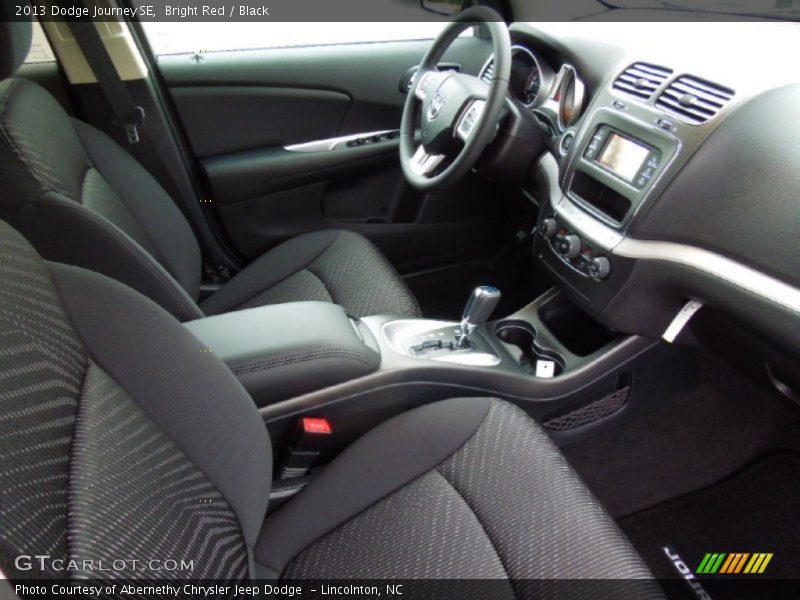 Bright Red / Black 2013 Dodge Journey SE