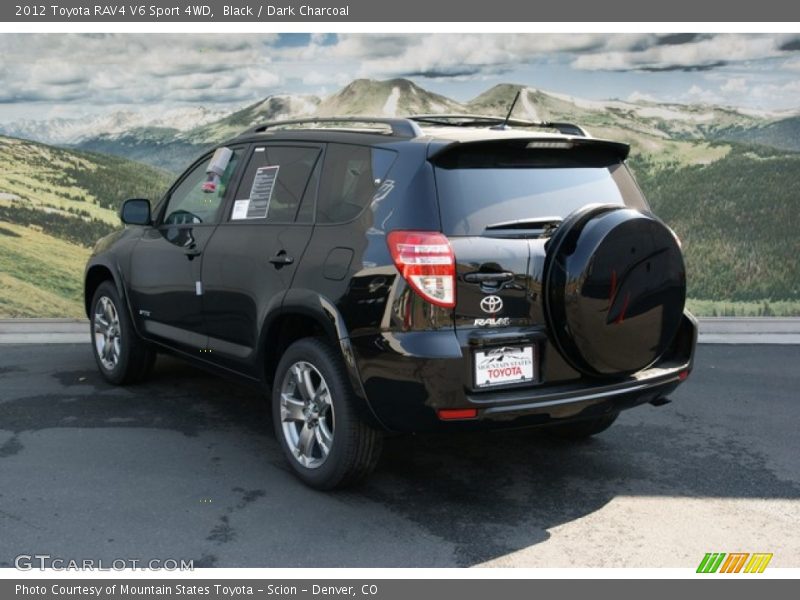 Black / Dark Charcoal 2012 Toyota RAV4 V6 Sport 4WD