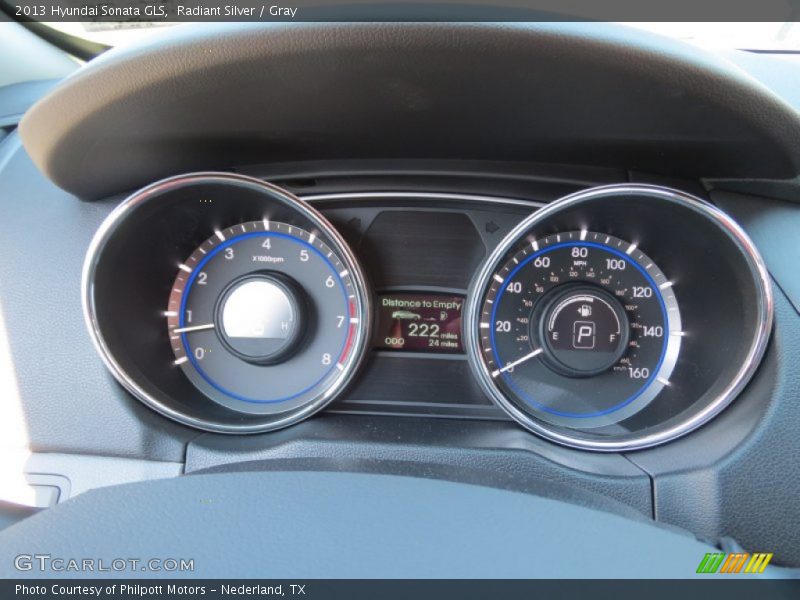 Radiant Silver / Gray 2013 Hyundai Sonata GLS
