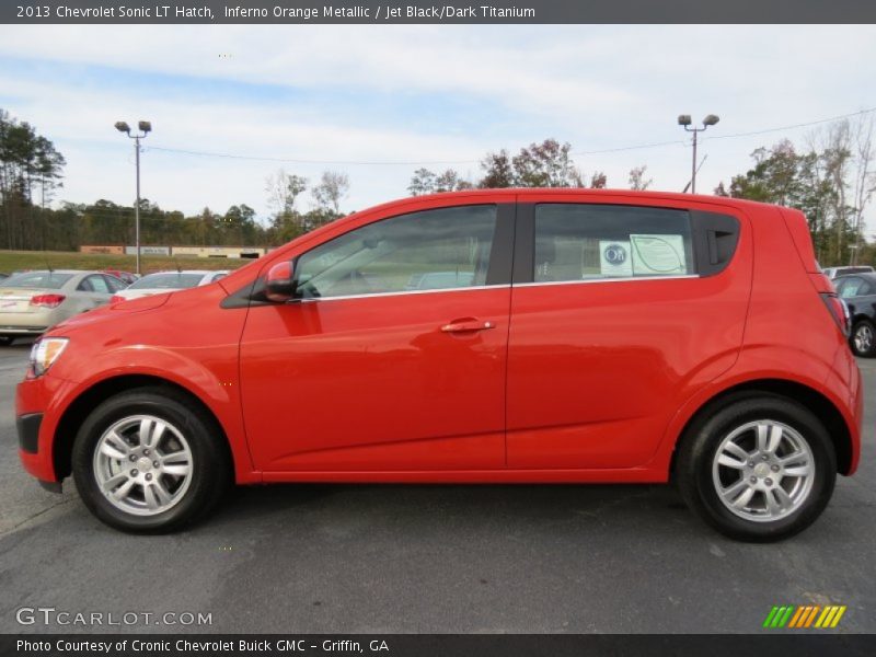  2013 Sonic LT Hatch Inferno Orange Metallic