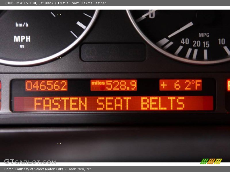 Jet Black / Truffle Brown Dakota Leather 2006 BMW X5 4.4i