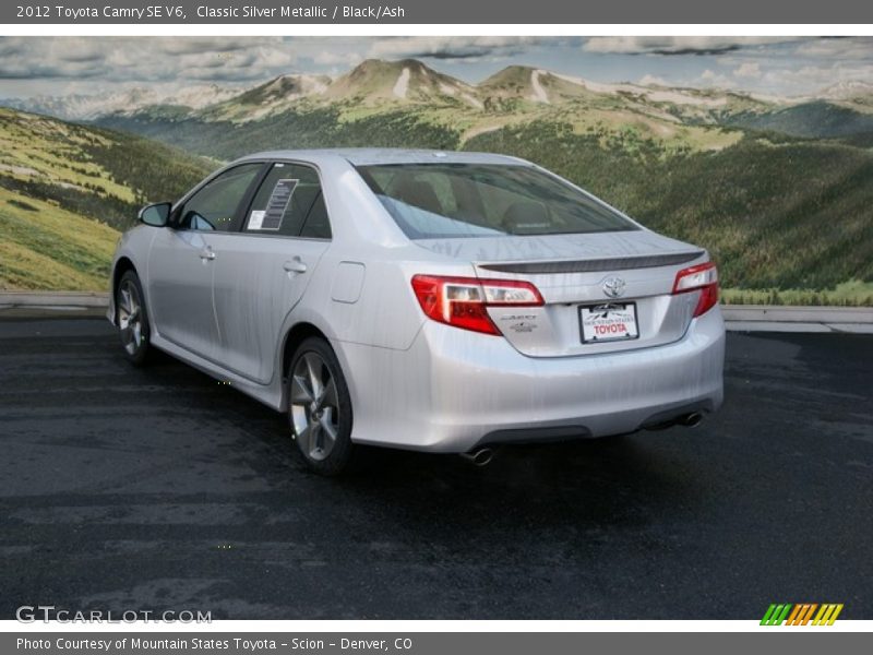 Classic Silver Metallic / Black/Ash 2012 Toyota Camry SE V6