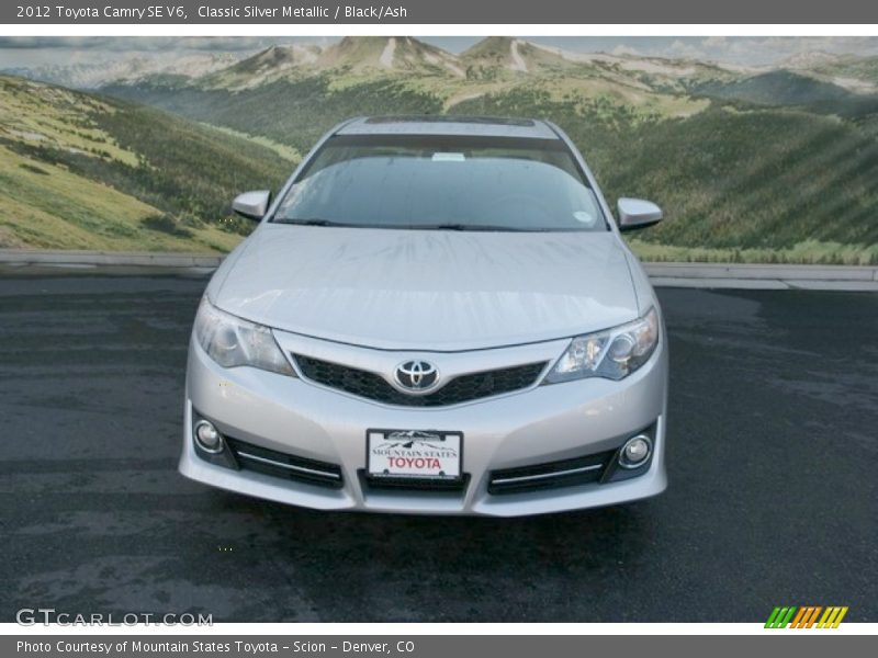 Classic Silver Metallic / Black/Ash 2012 Toyota Camry SE V6