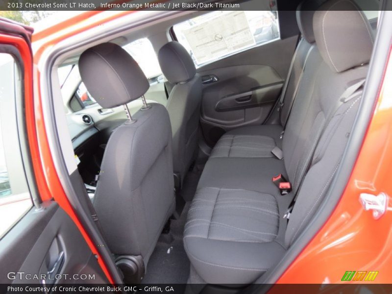 Rear Seat of 2013 Sonic LT Hatch