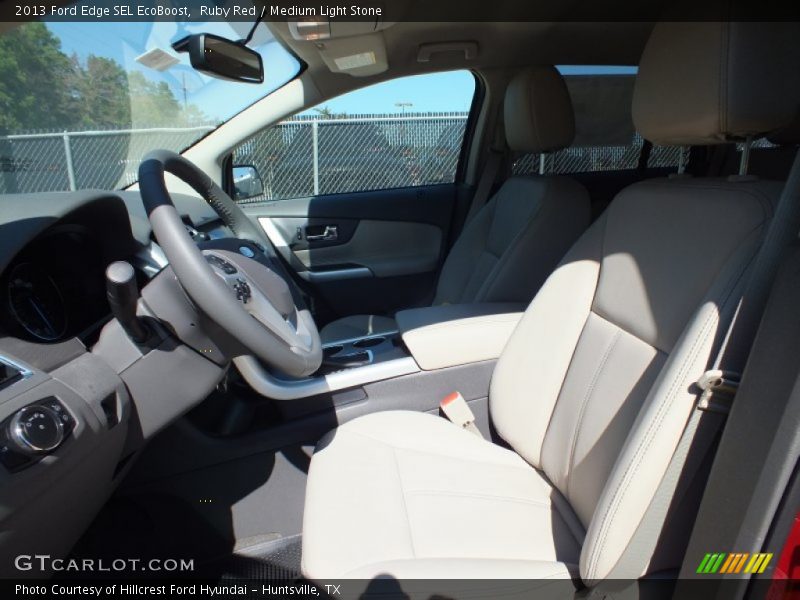 Ruby Red / Medium Light Stone 2013 Ford Edge SEL EcoBoost