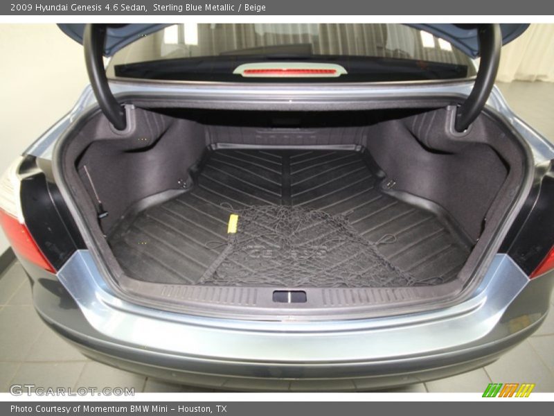 Sterling Blue Metallic / Beige 2009 Hyundai Genesis 4.6 Sedan