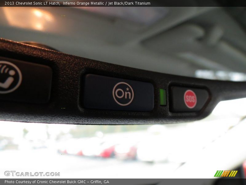 Inferno Orange Metallic / Jet Black/Dark Titanium 2013 Chevrolet Sonic LT Hatch