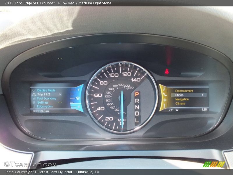 Ruby Red / Medium Light Stone 2013 Ford Edge SEL EcoBoost