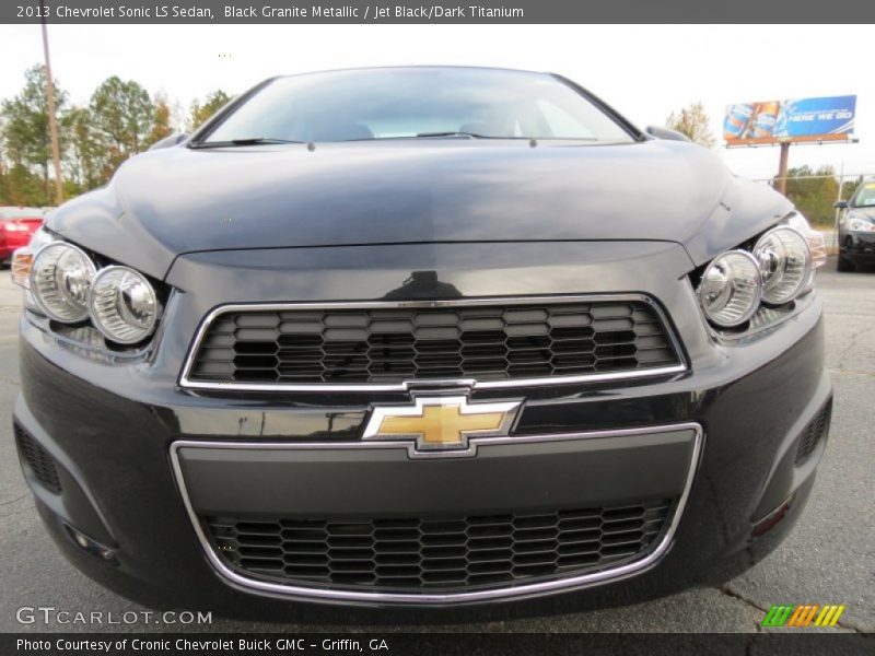 Black Granite Metallic / Jet Black/Dark Titanium 2013 Chevrolet Sonic LS Sedan