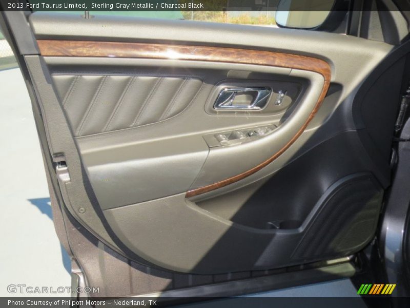 Sterling Gray Metallic / Charcoal Black 2013 Ford Taurus Limited