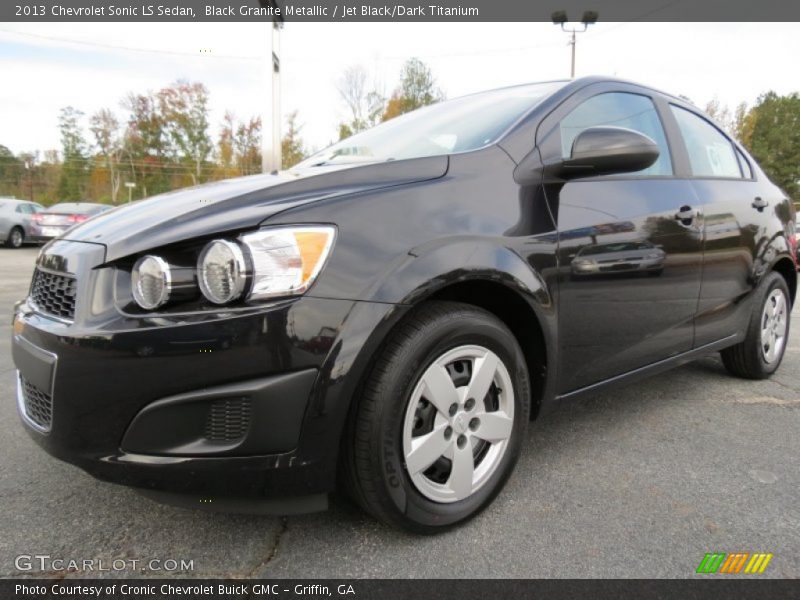Black Granite Metallic / Jet Black/Dark Titanium 2013 Chevrolet Sonic LS Sedan