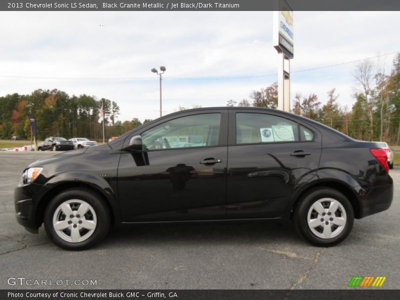 Black Granite Metallic / Jet Black/Dark Titanium 2013 Chevrolet Sonic LS Sedan