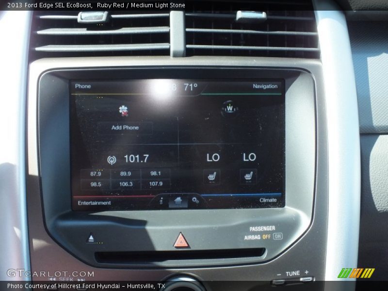 Ruby Red / Medium Light Stone 2013 Ford Edge SEL EcoBoost
