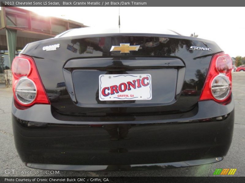 Black Granite Metallic / Jet Black/Dark Titanium 2013 Chevrolet Sonic LS Sedan