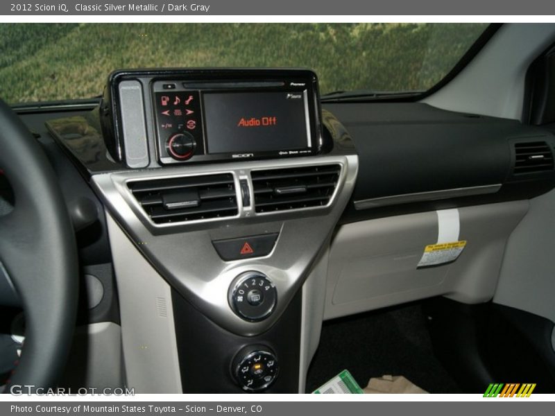 Classic Silver Metallic / Dark Gray 2012 Scion iQ