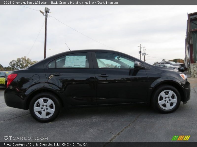 Black Granite Metallic / Jet Black/Dark Titanium 2013 Chevrolet Sonic LS Sedan