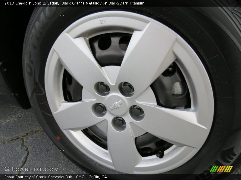 Black Granite Metallic / Jet Black/Dark Titanium 2013 Chevrolet Sonic LS Sedan
