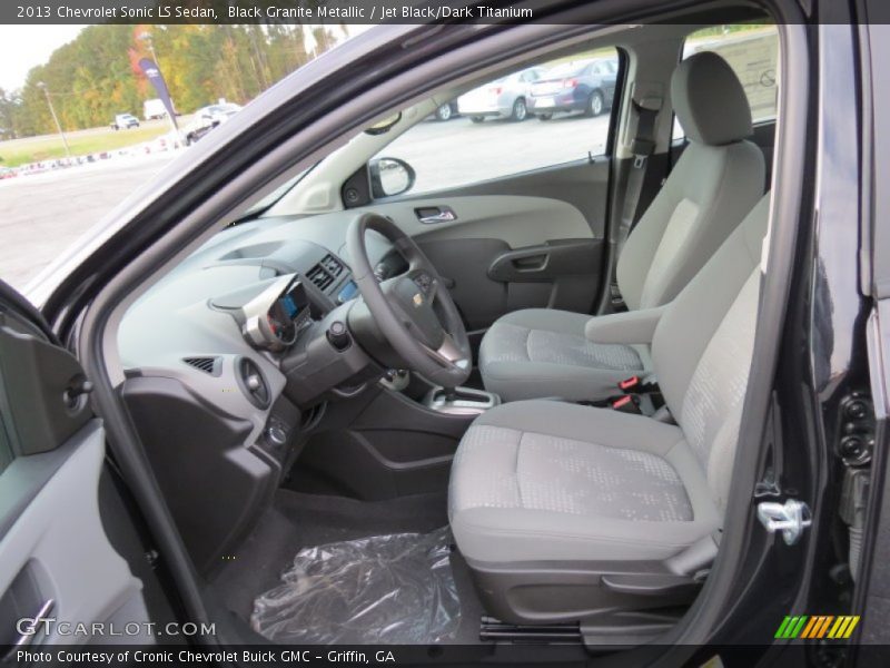  2013 Sonic LS Sedan Jet Black/Dark Titanium Interior