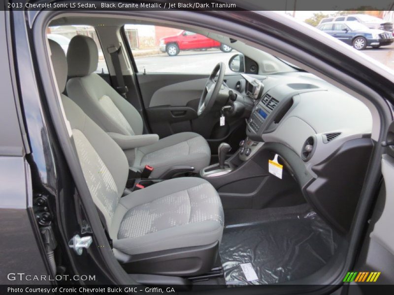 2013 Sonic LS Sedan Jet Black/Dark Titanium Interior