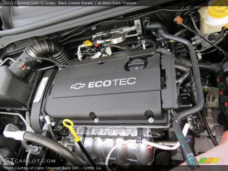  2013 Sonic LS Sedan Engine - 1.8 Liter DOHC 16-Valve ECOTEC 4 Cylinder
