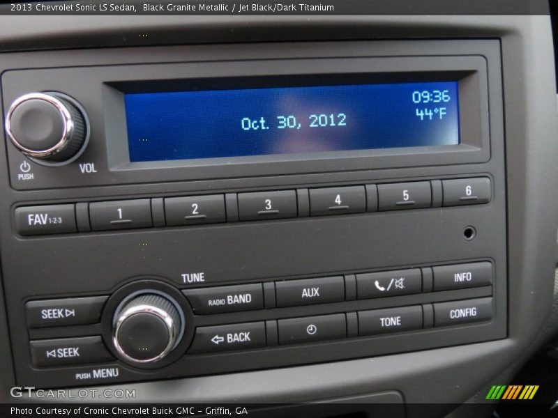 Audio System of 2013 Sonic LS Sedan