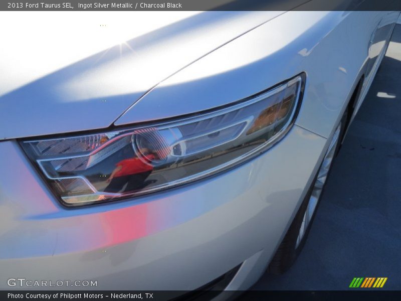 Ingot Silver Metallic / Charcoal Black 2013 Ford Taurus SEL