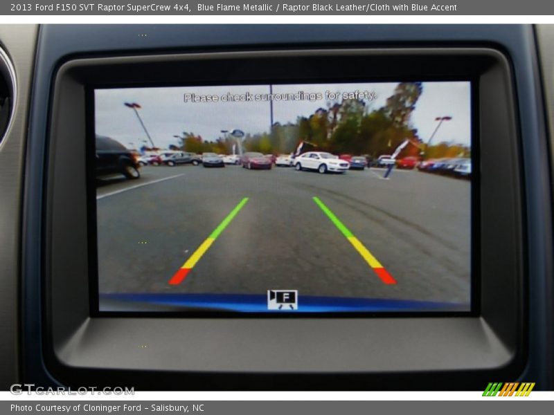 Rear view camera display - 2013 Ford F150 SVT Raptor SuperCrew 4x4
