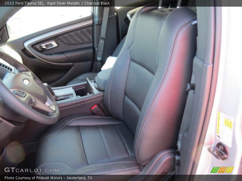Ingot Silver Metallic / Charcoal Black 2013 Ford Taurus SEL