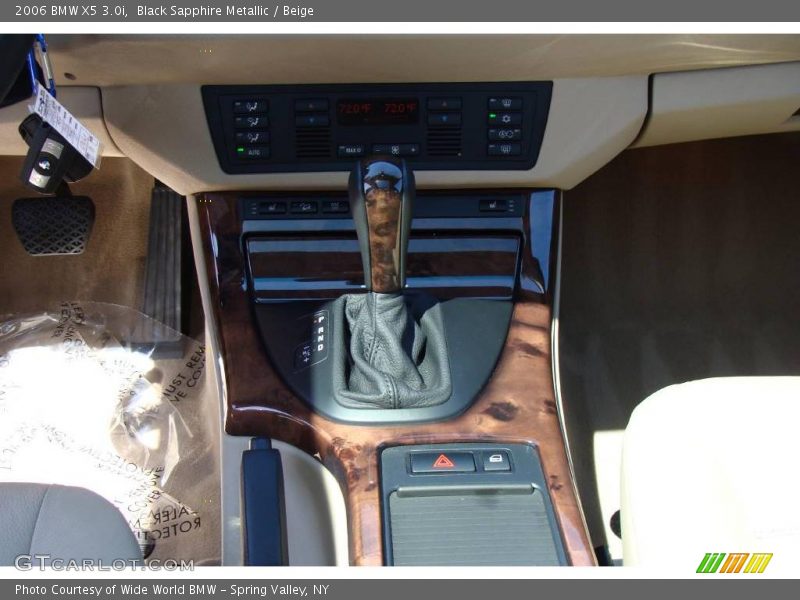 Black Sapphire Metallic / Beige 2006 BMW X5 3.0i